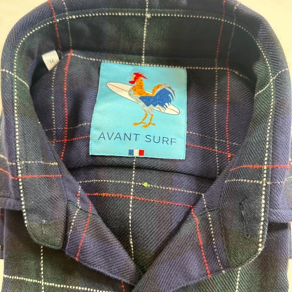 Rare Avant Surf Men’s Cotton Shirt Size Medium - Picture 9 of 9